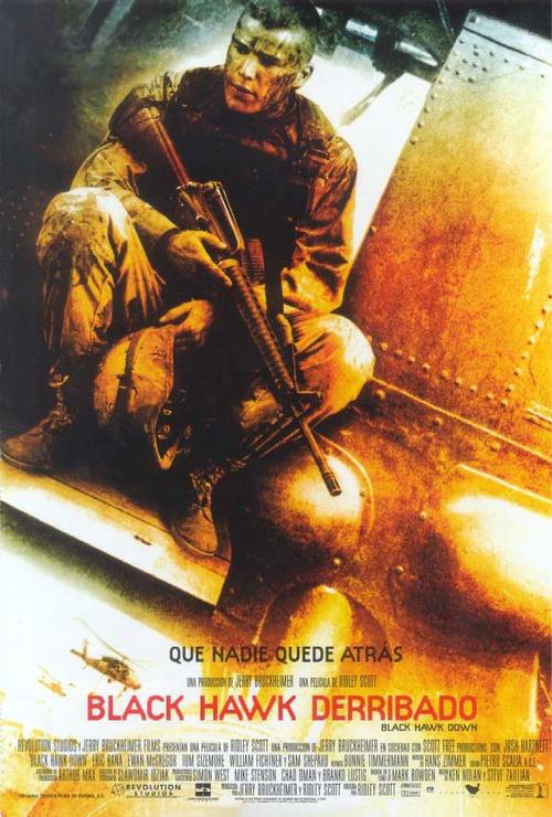 黑鹰坠落black hawk down(2001)海报(西班牙)