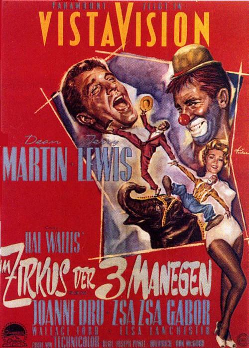 3 ring circus(1954)海报(德国)
