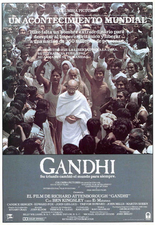 甘地传gandhi(1982)海报(西班牙)