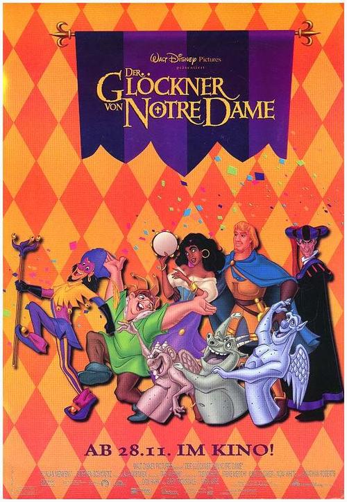 鐘樓駝俠the hunchback of notre dame(1996)海報(德國)