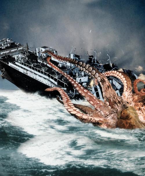 巨型大章鱼电影图片
