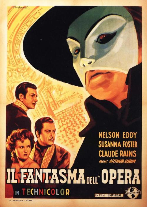 歌剧魅影phantom of the opera(1943)海报(意大利) #01