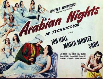 天方夜谭arabian nights(1942)海报(英国)