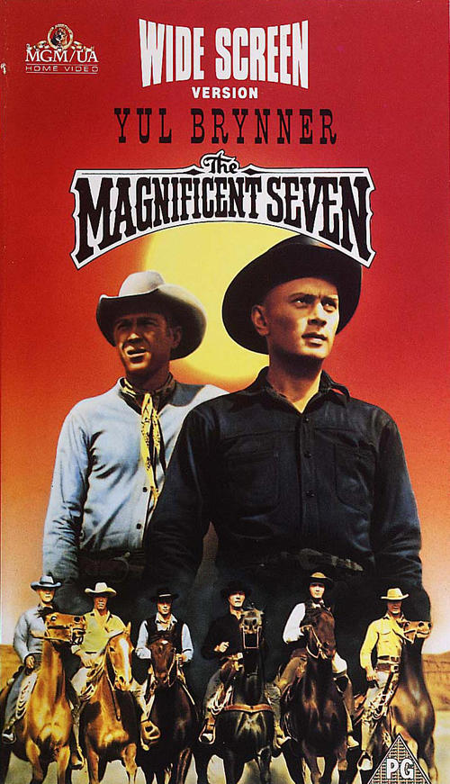 豪勇七蛟龙the magnificent seven(1960)录像带封套 #01