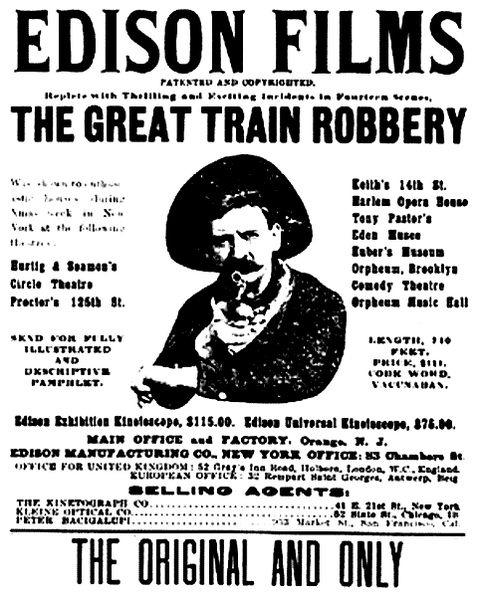 火车大劫案the great train robbery(1903)海报 #01